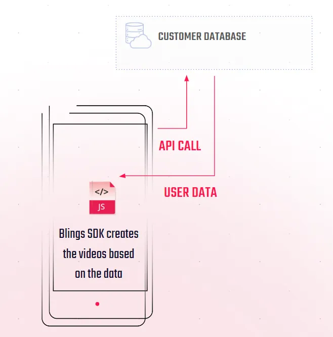 Custom API integration passing backend data into the Blings SDK
